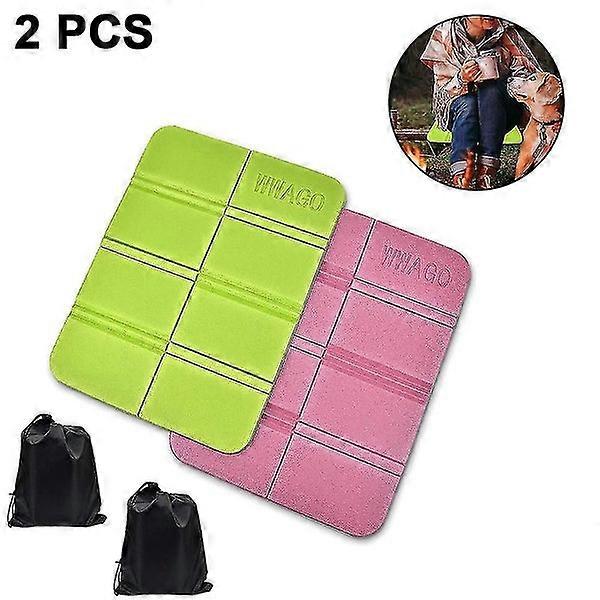 2 Pcs Folding Foam Sit Mat, Thermally Insulated Folding Sit Mat