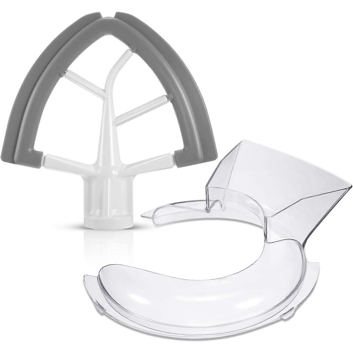 Tilt Head 4.5/5 Quart Flex Edge Beater for Pouring Shield Stand Mixer Replacement for Kitchen,Total