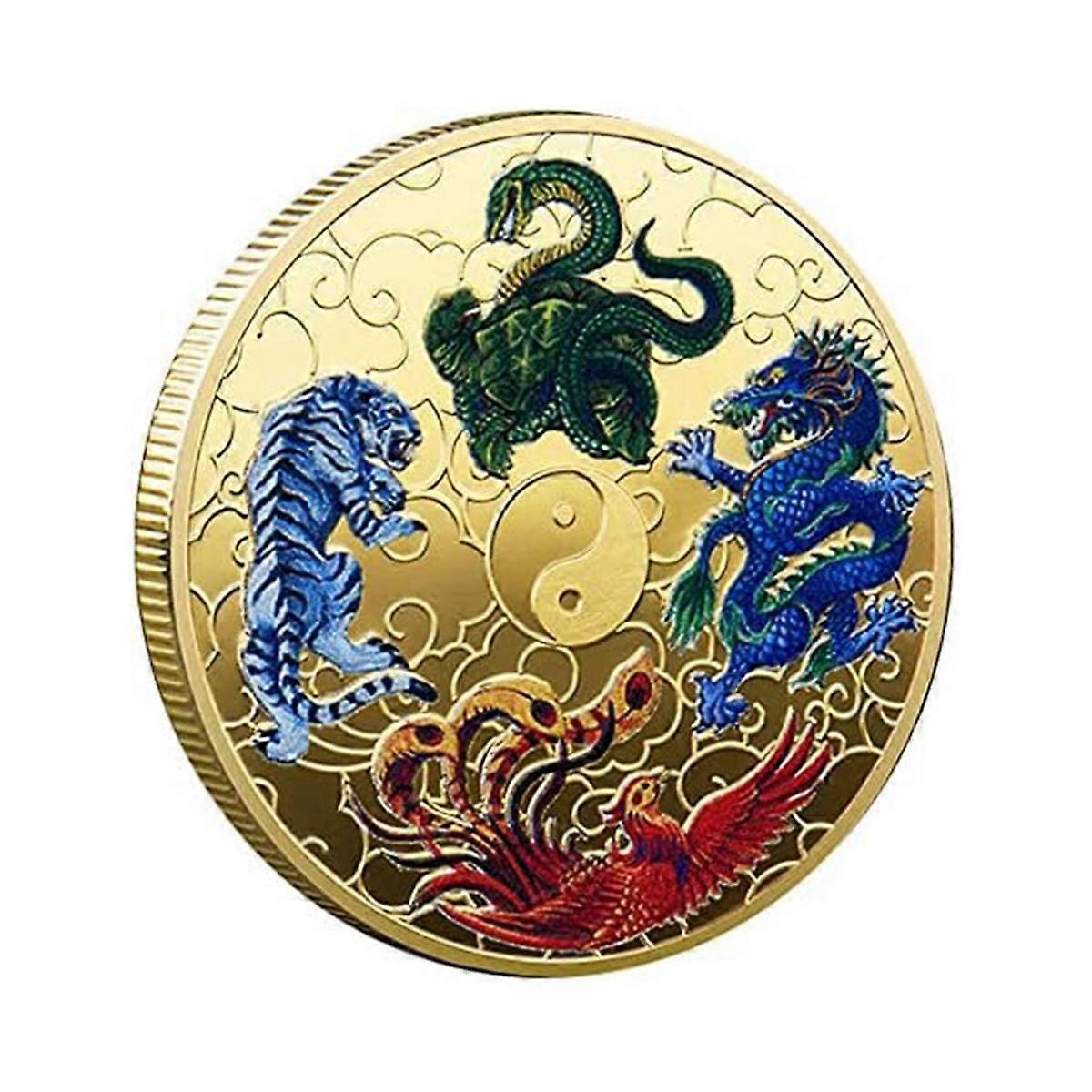 Ancient Mythical Creatures Lucky Coin Lottery Ticket Scratcher Tool