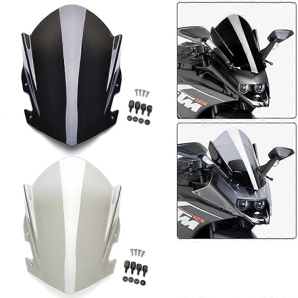 RC 125 200 390 Parbriz cu suport pentru KTM RC200 RC390 RC125 Deflector de vânt cu bule duble 2014-2021 2020