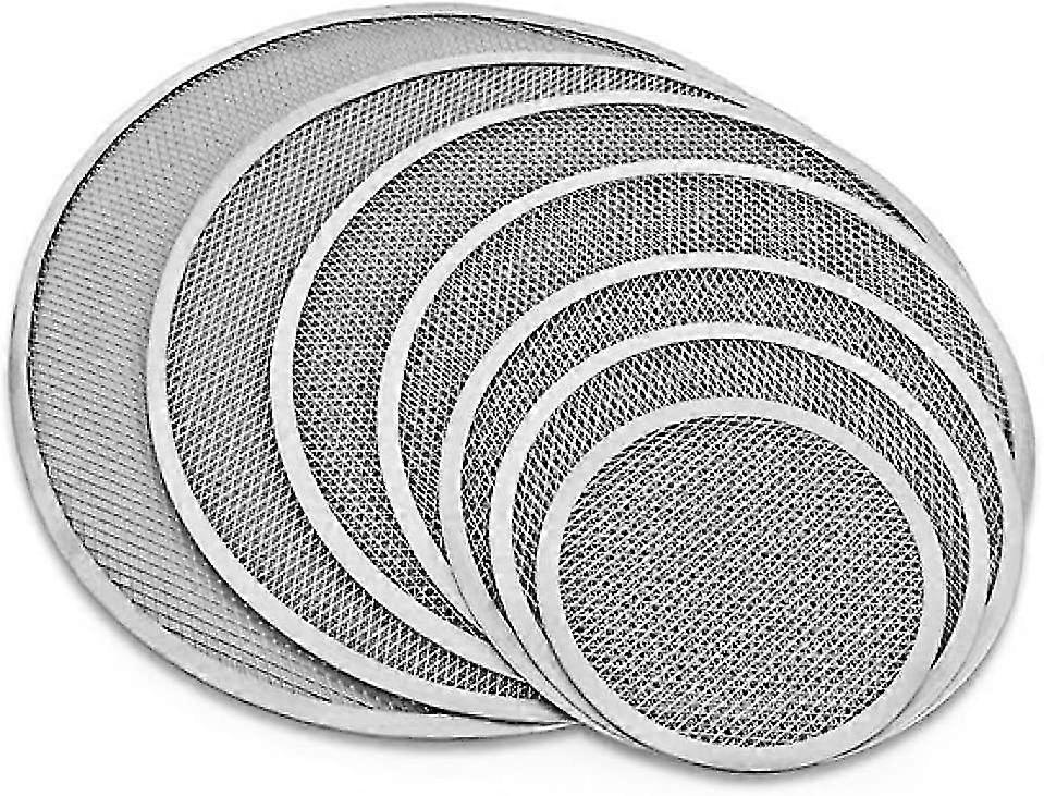 Non-stick Aluminum Mesh Oven Pizza Pan With Holes And Seamless Edge 23cm