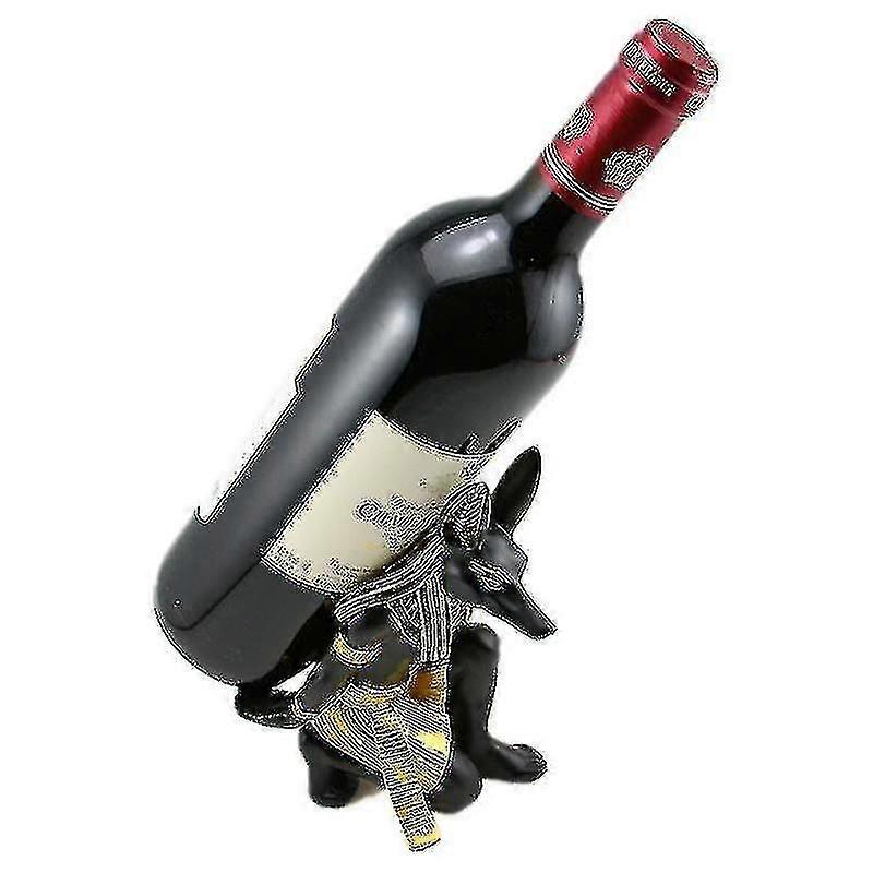 Resin Egypt Anubis God Wine Rack Figurine Dog God Wine Holder Animal Vintage Home Creative Craft |mt