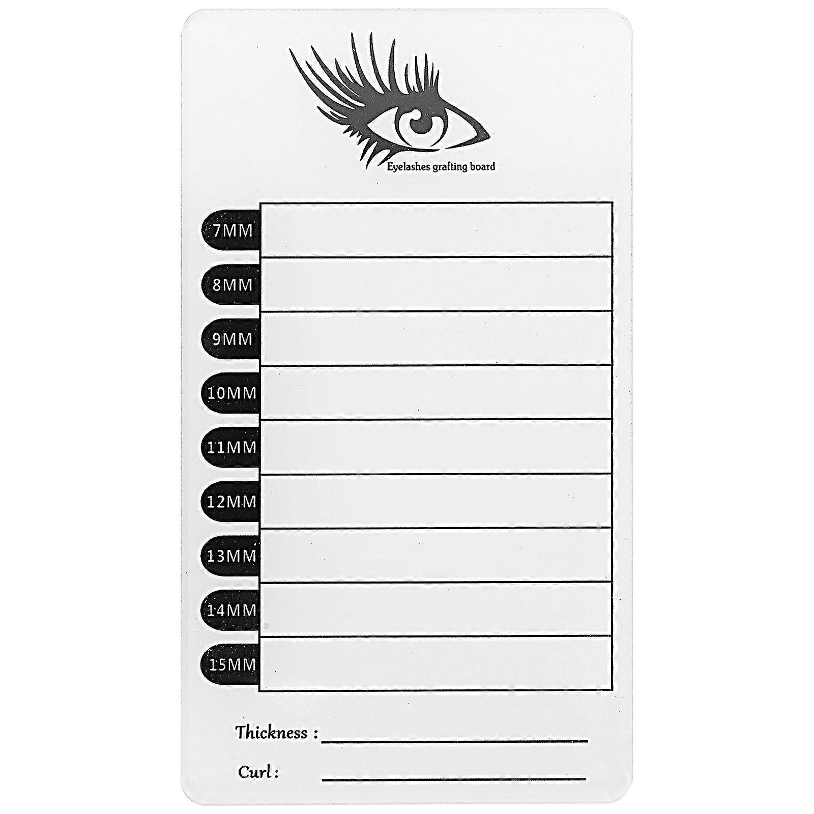 Acrylic False Eyelash Display Board Eyelash Tray for Eyelash Extension Eyelash Pallet