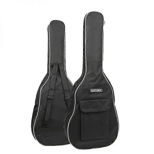 JWL- 40/41 tums Oxford Tyg Akustisk Gitarr Gig Bag Mjukt fodral Dubbla axelremmar Vadderad Gitarr Vattentät Ryggsäck