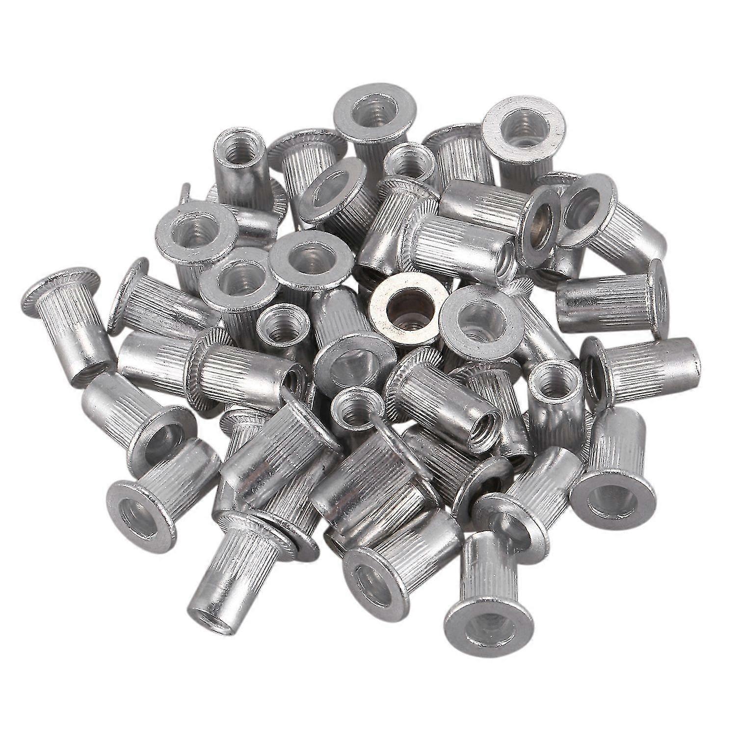 M4x10mm Stainless Steel Threaded Blind Rivet Nut Insert Nutserts 50pcs
