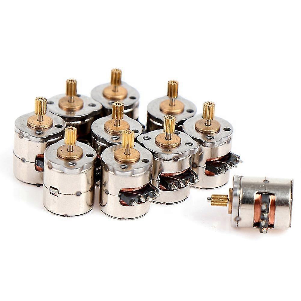 10pcs / pack Mini stepper 2 phases 4 fils avec S Tiny Mini Toy Engine DIY