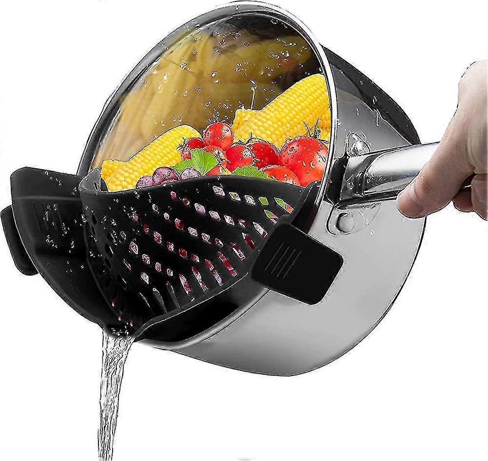 Clip On Silicone Strainer For Kitchen