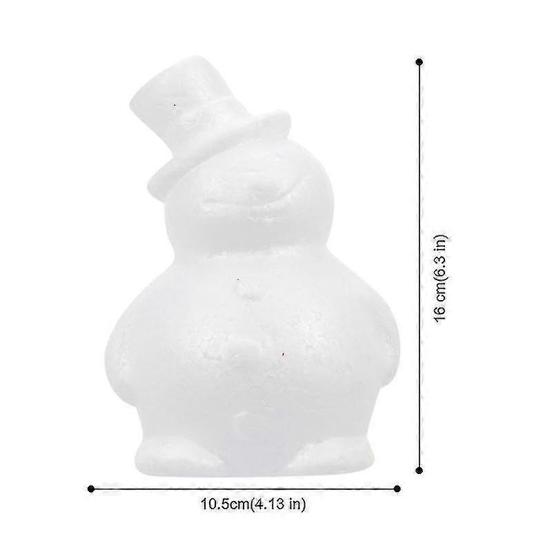 2pcs Schneemann Showman Form Modell Styropor Schneemann Form Weihnachtsgeschenk