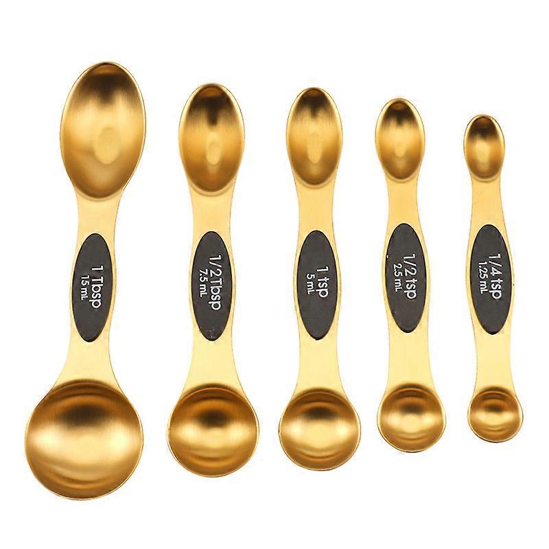 Magnetic Stainless Steel Measuring Spoons, Stackable Teaspoon for Measuring