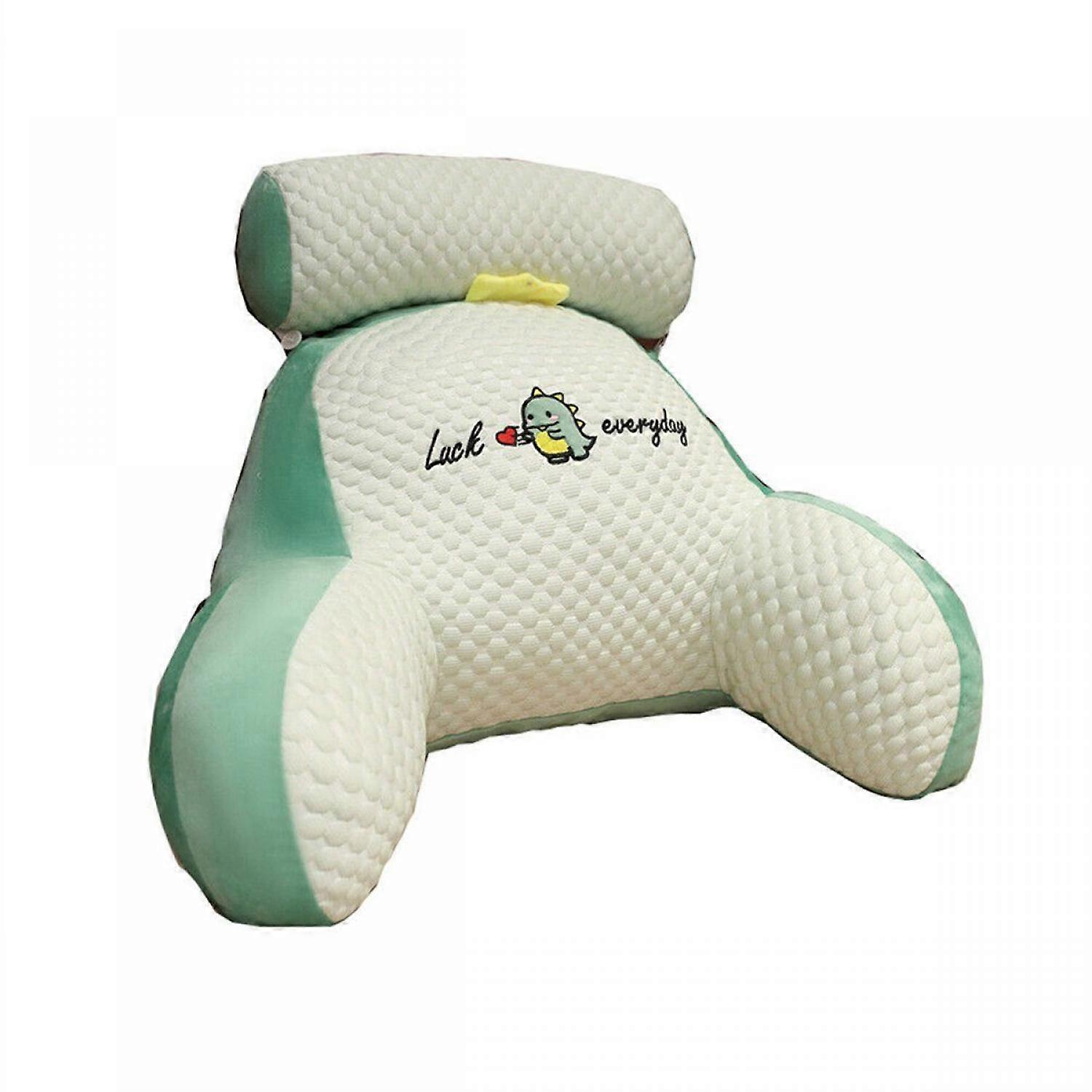 Green 60x40cm seat cushion Versatile use in bed while watching TV