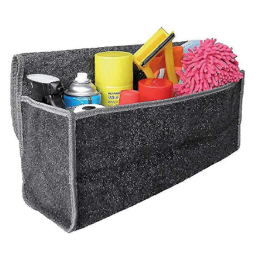 Car Boot Organiser Trunk Bag Cleaning Tools Unit Care Storage Boxes