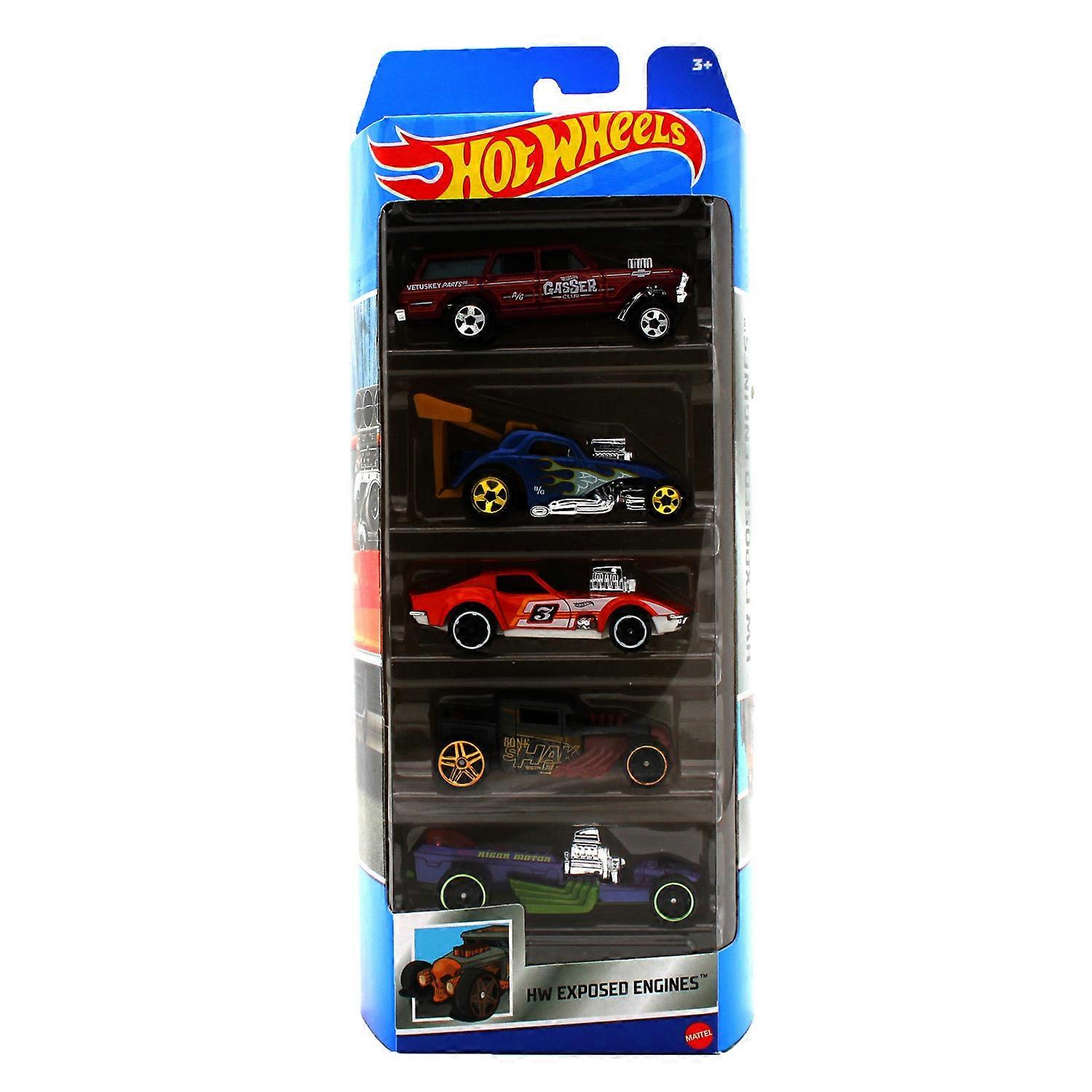 Hot Wheels 5 Pack, HW Exposed Engines