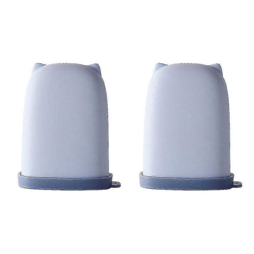 2 Pcs Plastic Soap Case Holder Container Box For Home Outdoor Hiking