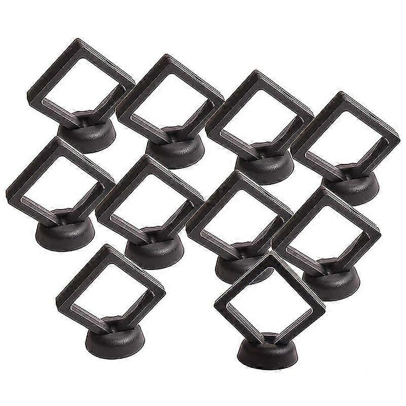 Münze Display Box - 20 3D Floating Frame Display Halter mit Ständer für, AA Medaillons, Schmuck, Bl