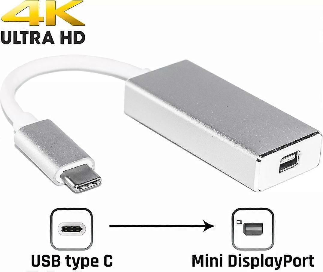USB Type C Adapter to Mini DisplayPort, USB-C to Mini DP Adapter Cable