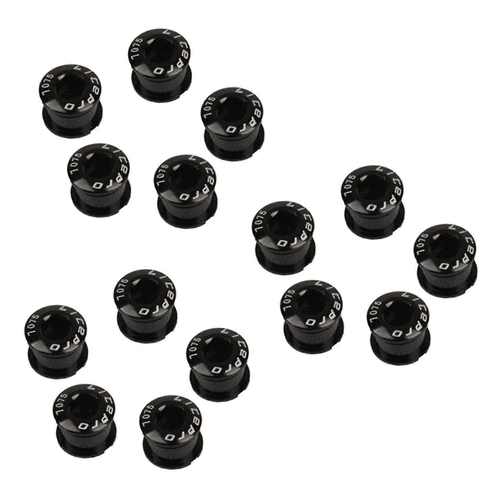 15st Single Cvevset Skruv Cykelkedja Ringhjul Bolt Road Cykelskivskruvar för vevparti Bi