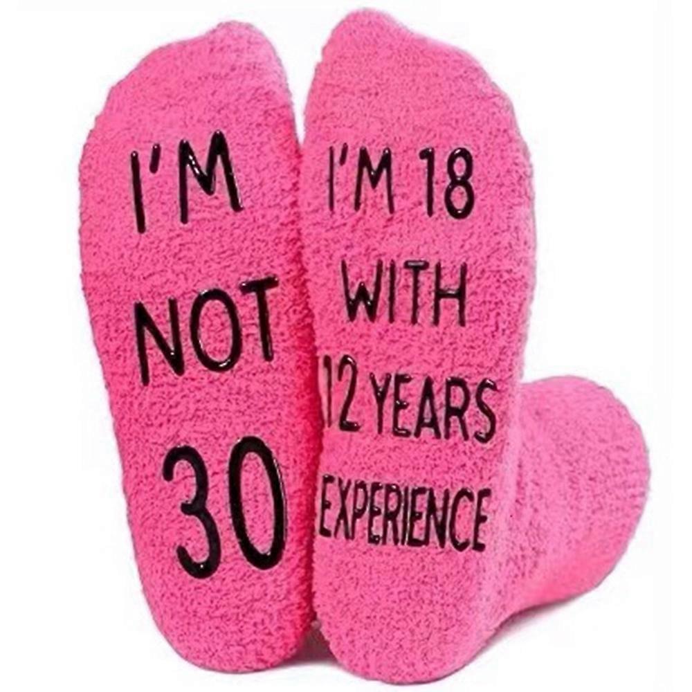 2024 Women Pink Funny Socks Cozy Fuzzy Fluffy Sock in Cupcake Packaging Christmas Gifts for Mom