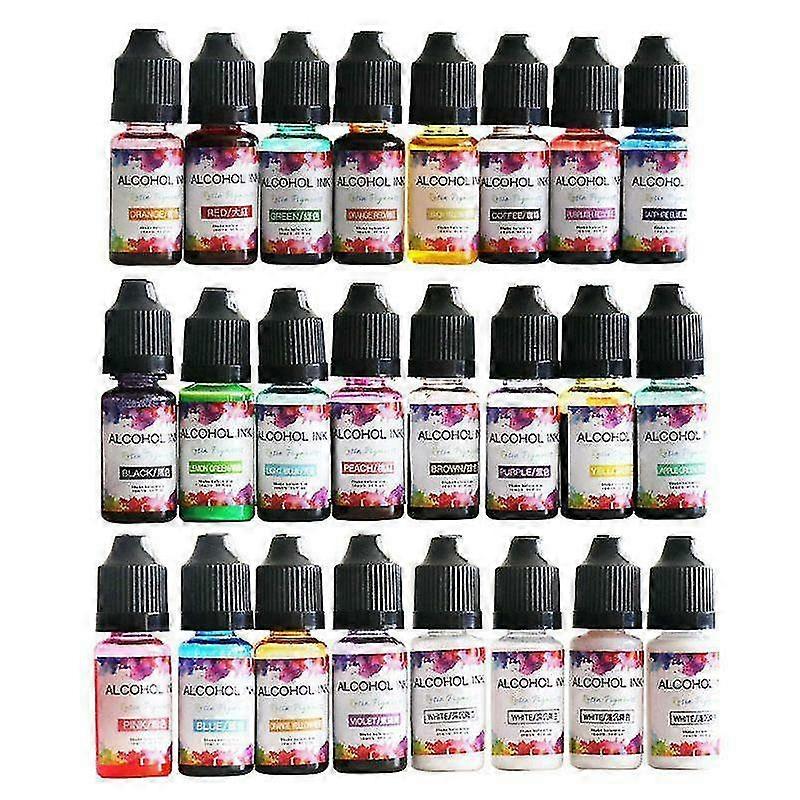 DIY アートクラフト用品エポキシ樹脂アルコールインクピッグリキッド C