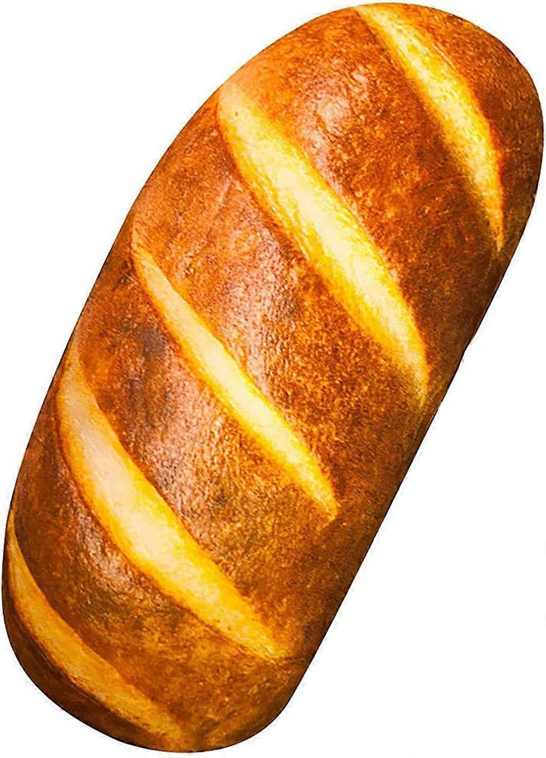 Suneast Funny 3D Simulation Bread Shape Pillow Soft Lumbar Back Cushion Plush Stuffed Toy Food Throw Pillow for Home Sofa Decor Gift - 40cm