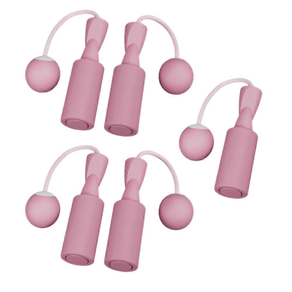 Cordless Ball Skipping Rope Wireless Weighted Ball Skipping Rope Wireless Slimming Skipping Rope Pink