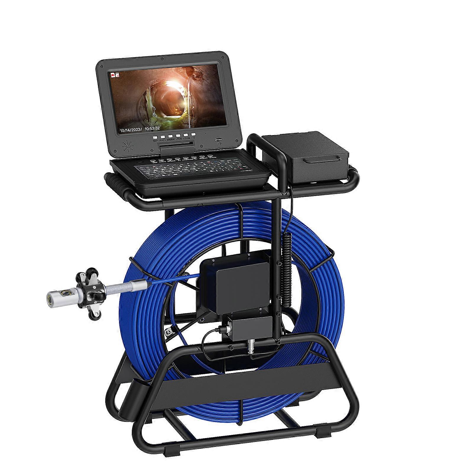 10" IPS DVR Recorder 360° Rotate Inspection Camera IP68 Borescope  512HZ Endoscope