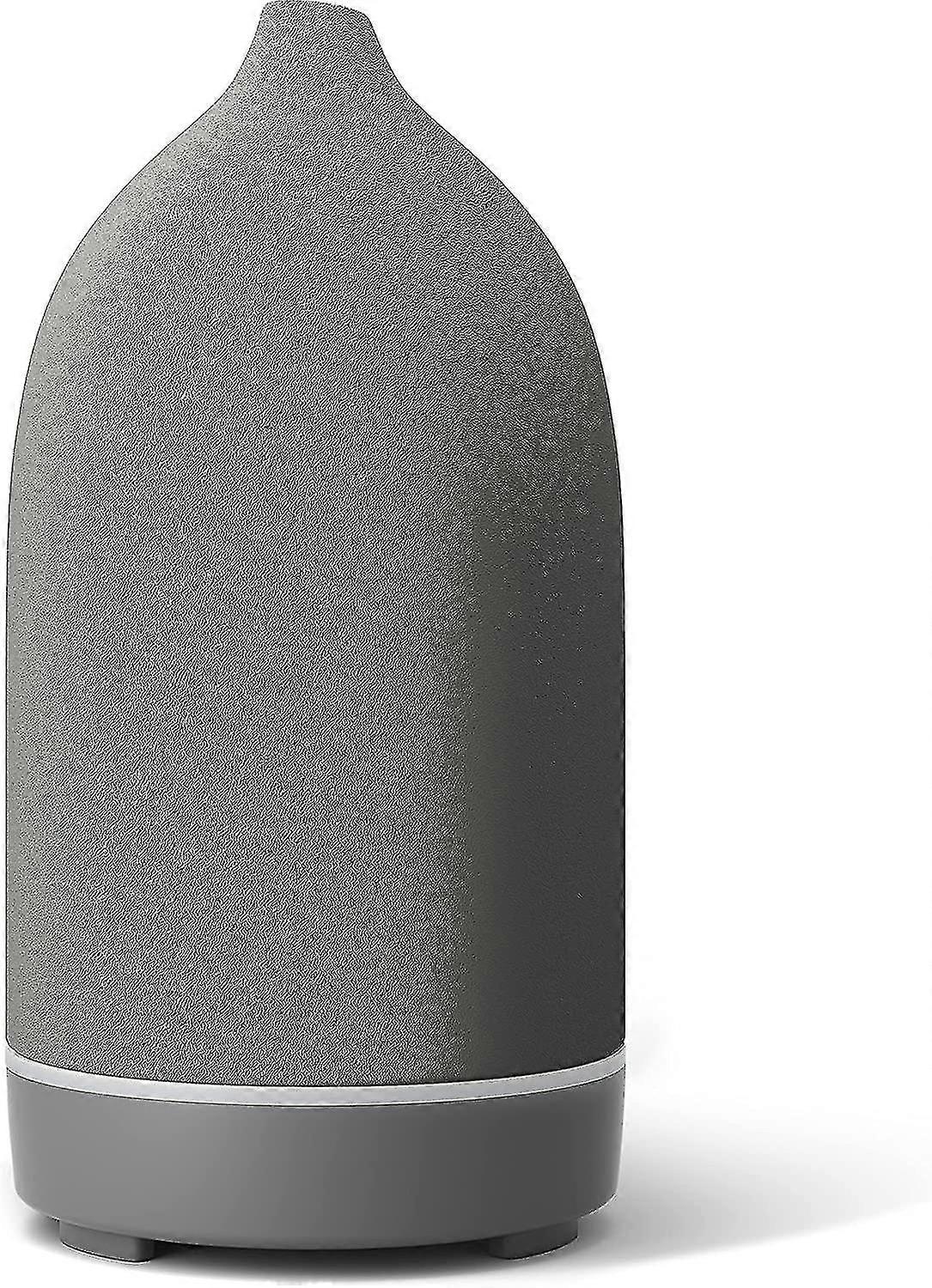 Keramik Diffusor, Aromatherapie ätherisches Öl Diffusor für Raum, Stein Diffusor Wohnzimmer (grau)