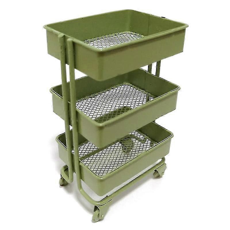 Dollhouse Furniture Accessories Rolling Utility Cart Rack Mini Scene Model