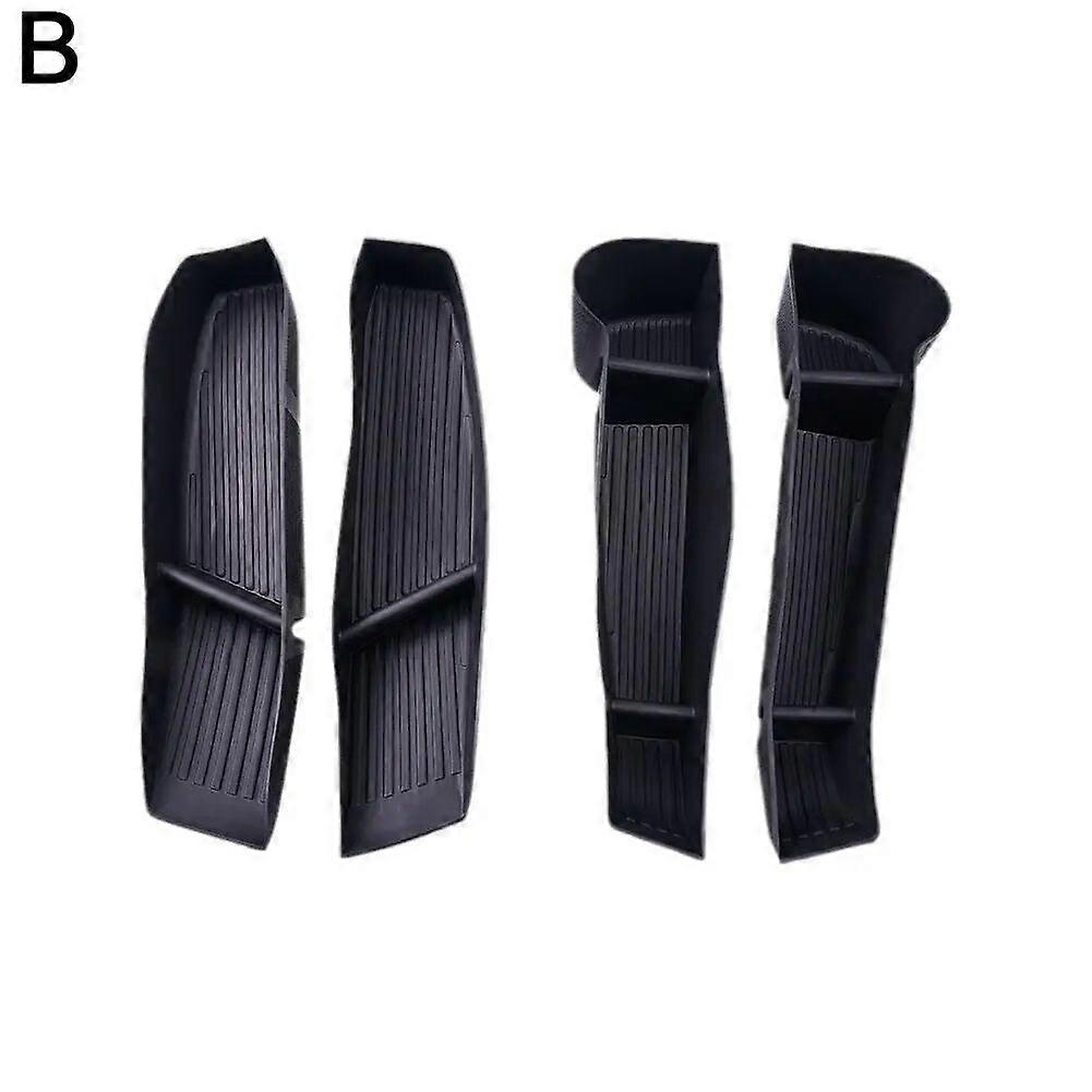 Car Door Side Storage Box For Tesla Model 3 Model Y Interior Door Handle Armrest Tray Organizer Car Accessory DecorationMotor Vehicle Frame & Body Par