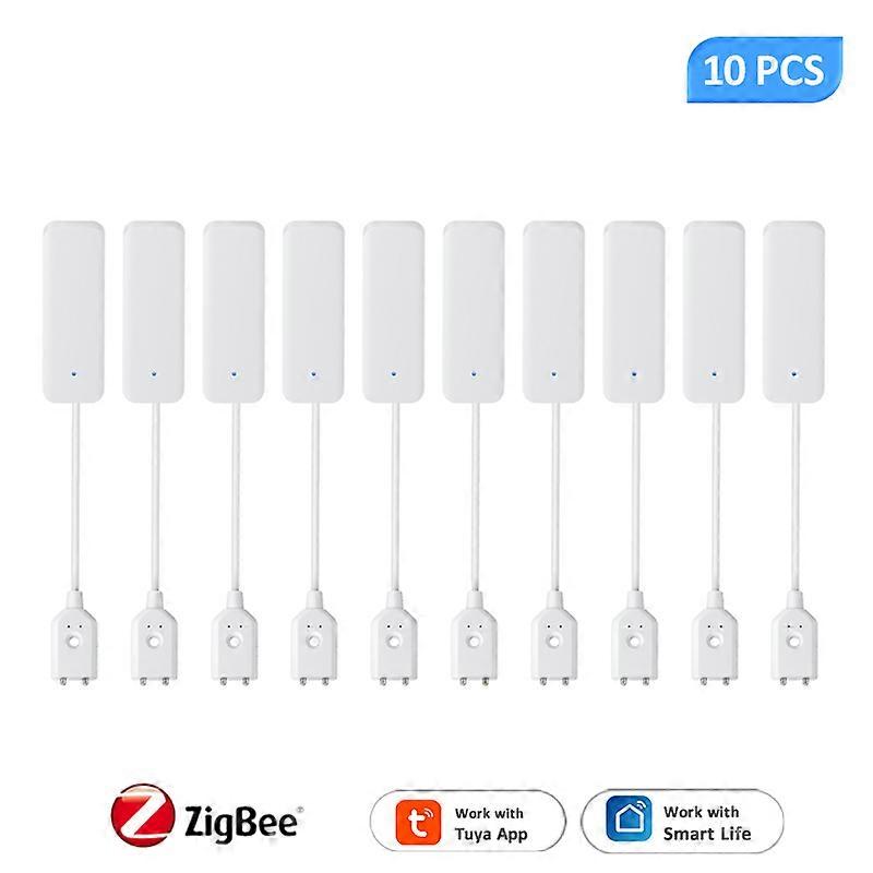 ZigBee Smart Water Leak Sensor Wasserüberlauf-Füllstandsdetektor Sicherheit Sound Alarm System Fernüberwachung Überschwemmungsleck Sensor