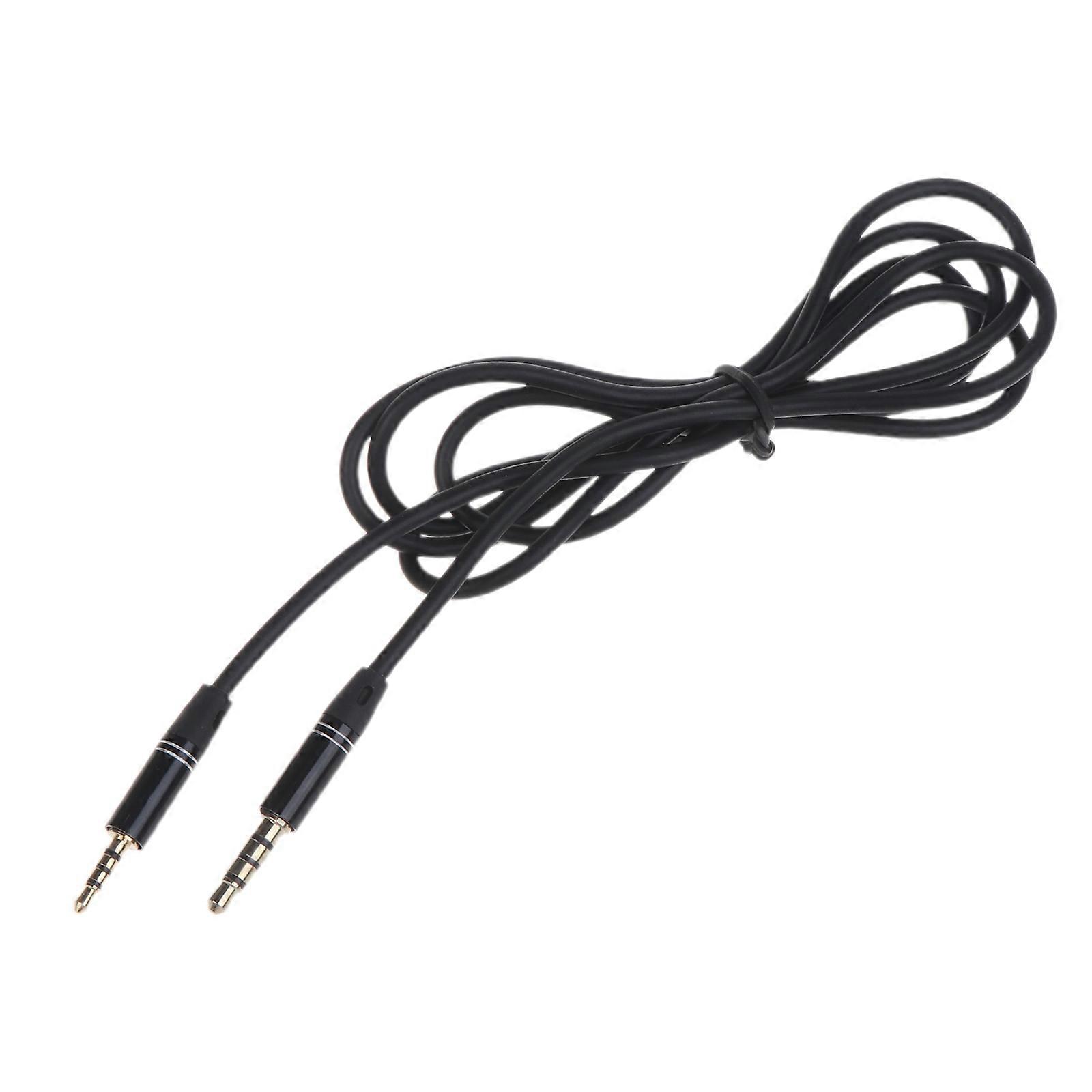 Men's Gold 3.5Mm To 2.5Mm Audio Cable 3.5Mm Trrs Jack To 2.5Mm Trrs Jack Stereo Audio Mic Aux Cord Auxiliary Audio Cable Size 2