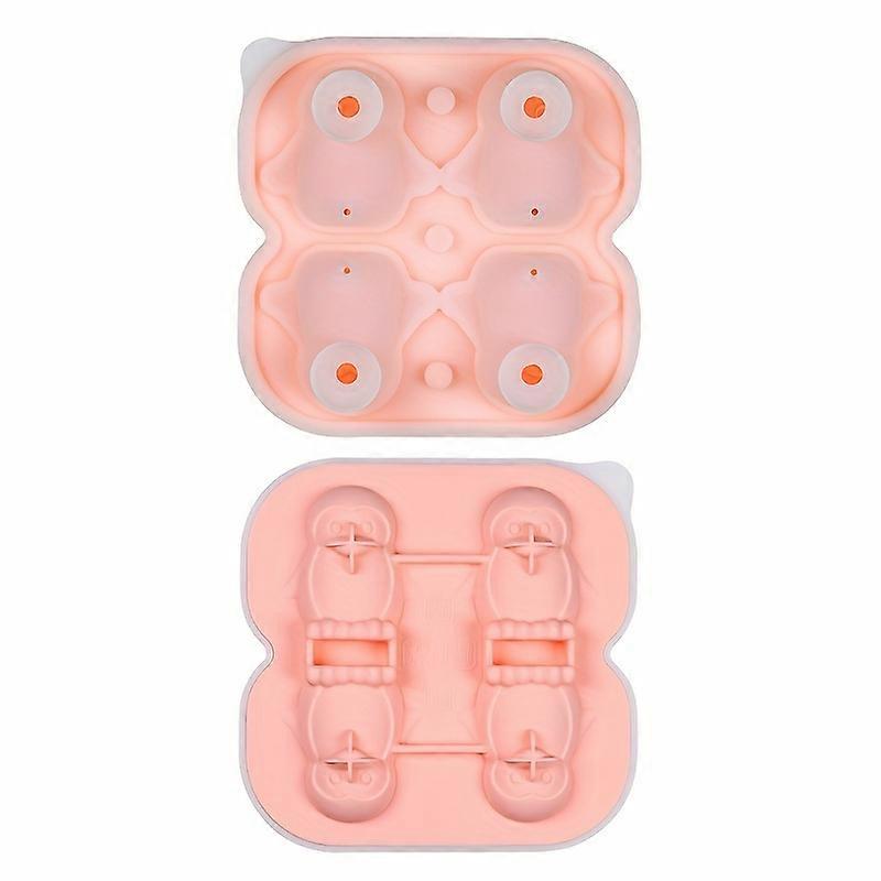 1pc Ice Cube Mold, Silicone Penguin Shaped Ice Cube Tray, Multifunctional Chocolate Mold, Mold For Pudding, Jelly, Candy, Whiskey Ice Cube Tray, Ice T