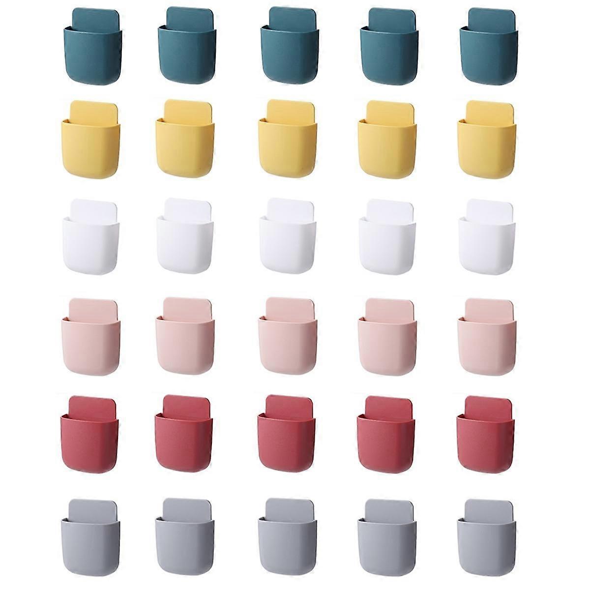 Wall-Mounted Storage Box Air Conditioner Remote Control Bedside Mobile Phone Storage Rack Storage Box Rack