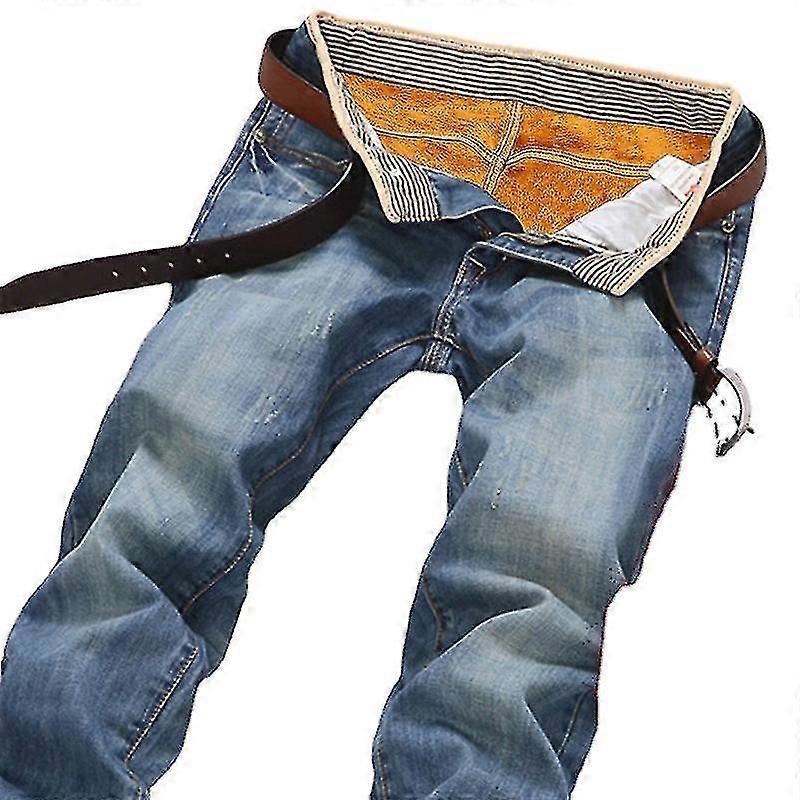 Jeans uomo dritto scaldagambe