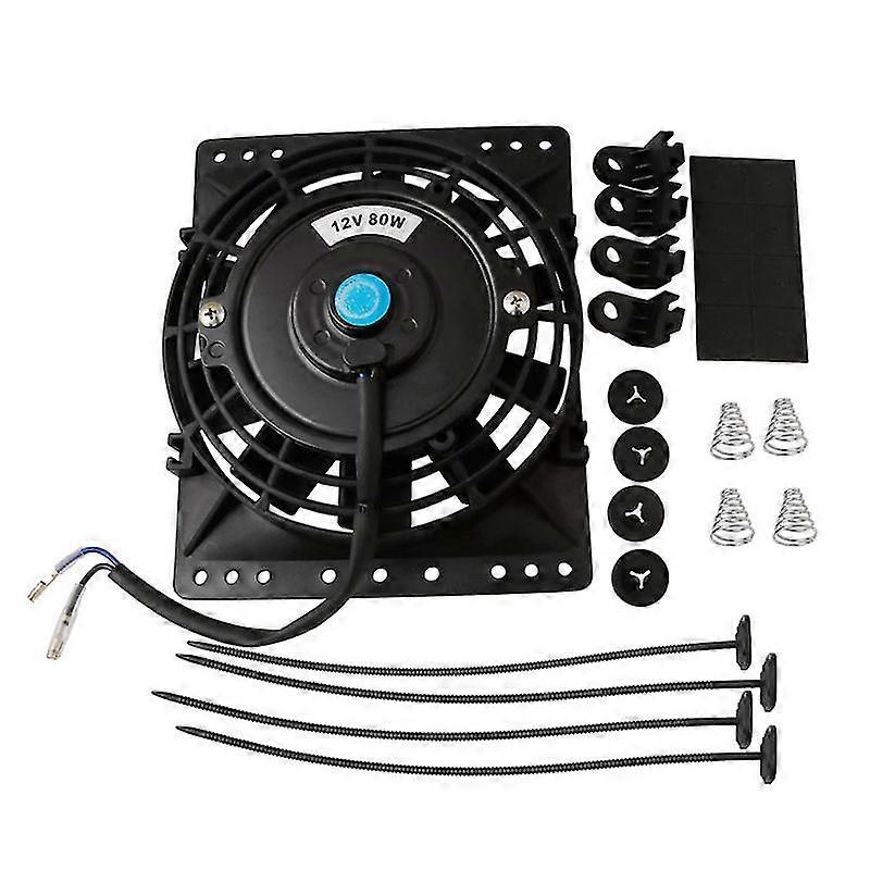 6 ίντσα λεπτό 650cfm θερμαντικό σώμα ψύξης ανεμιστήρες καθολική λεπτή έλξη 12v 80w άμεση αντικατάσταση ηλεκτρική Fa