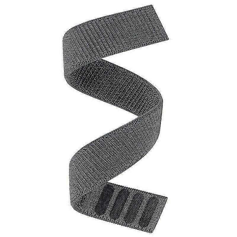 26mm 22mm Hook & Loop Nylon Strap For Garmin Enduro Watch Band Fenix 6 6x Pro 5x Plus/tactix Delta/mk2i/forerunner 945 Wristband-black