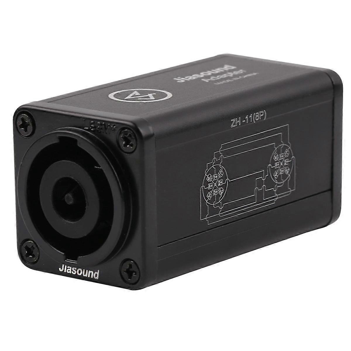 8PIN Audio Plug Coupler LED Power Con AC Coupler Straight Extender Connector Adapter Straight Adap