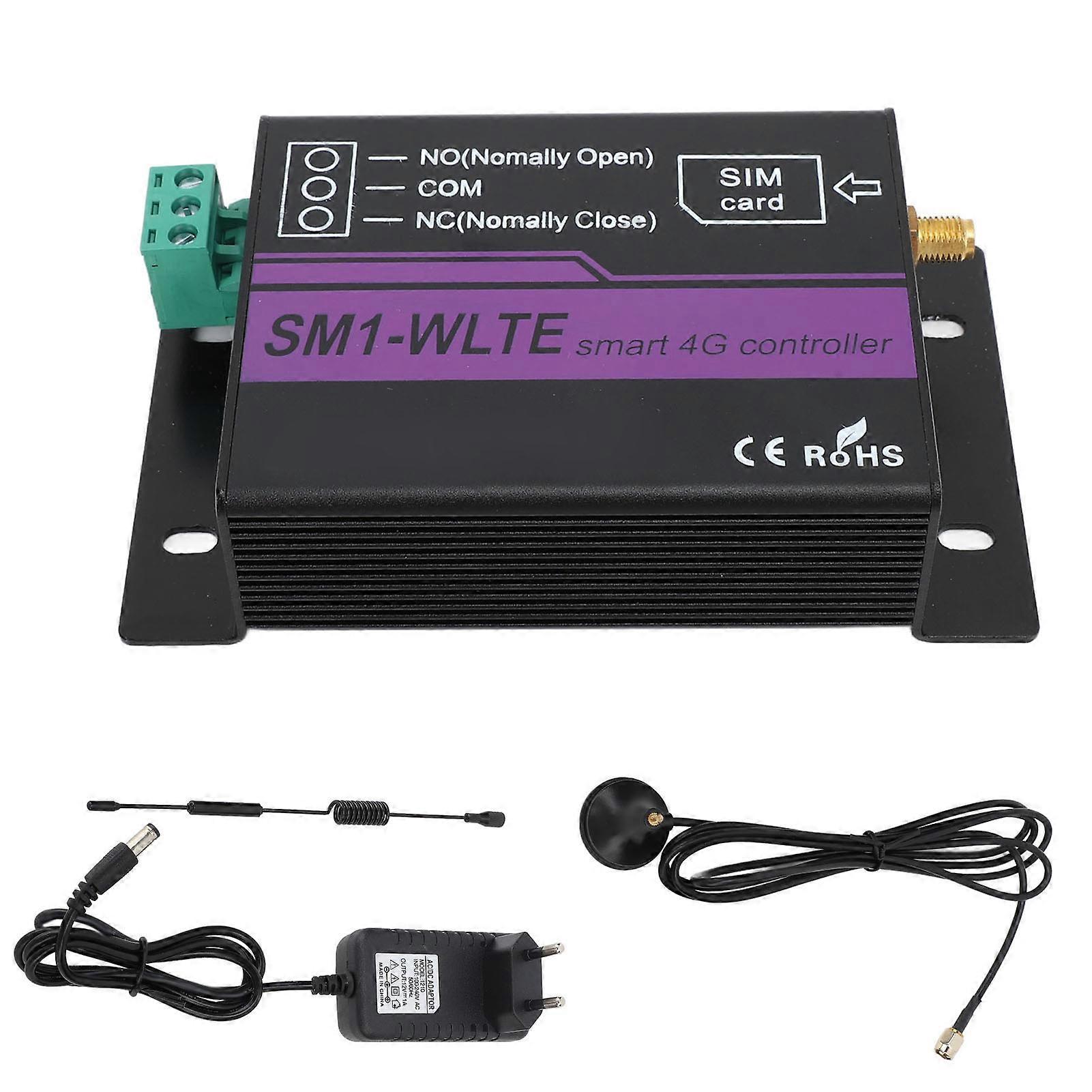 4G SMS Alarm Controller APP WEB Temperature Humidity Alarm SMS Phone Call Reminder 4G Gate Opener for Elevators Garages 100240V
