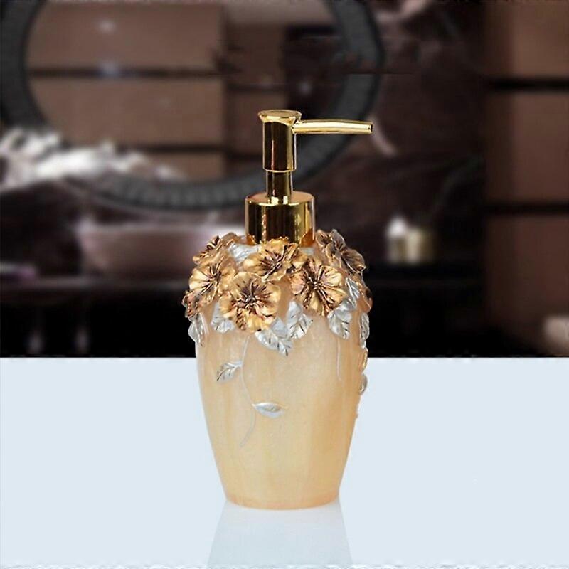 1pc 360ml Pump Bottle Refillable Empty Decorative Liquid Holder Lotion Dispenser Container for Liquid Soap Shampoo Shower Gel