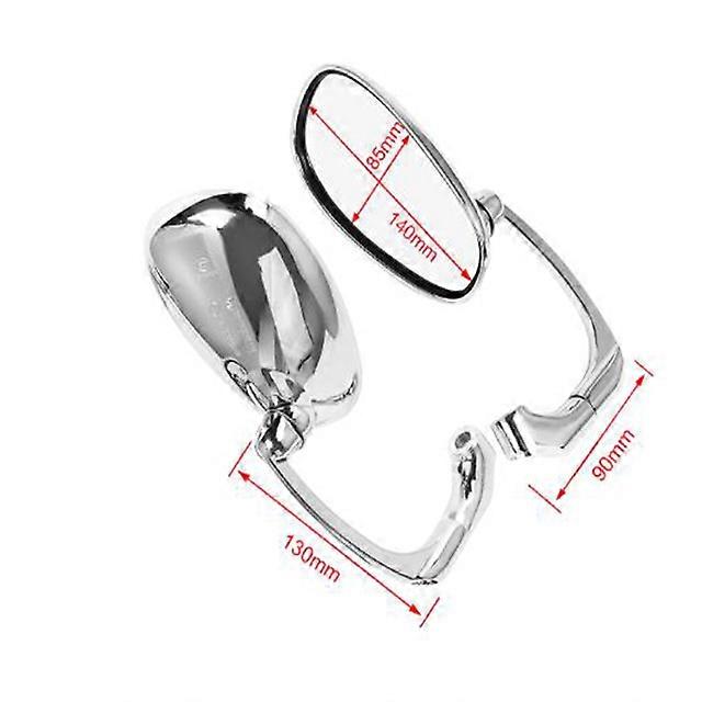 QX Latest motorcycle rearview mirror with 8/10mm black universal circular retro-modified motorcycle with 8/10mm screw rearview mirr