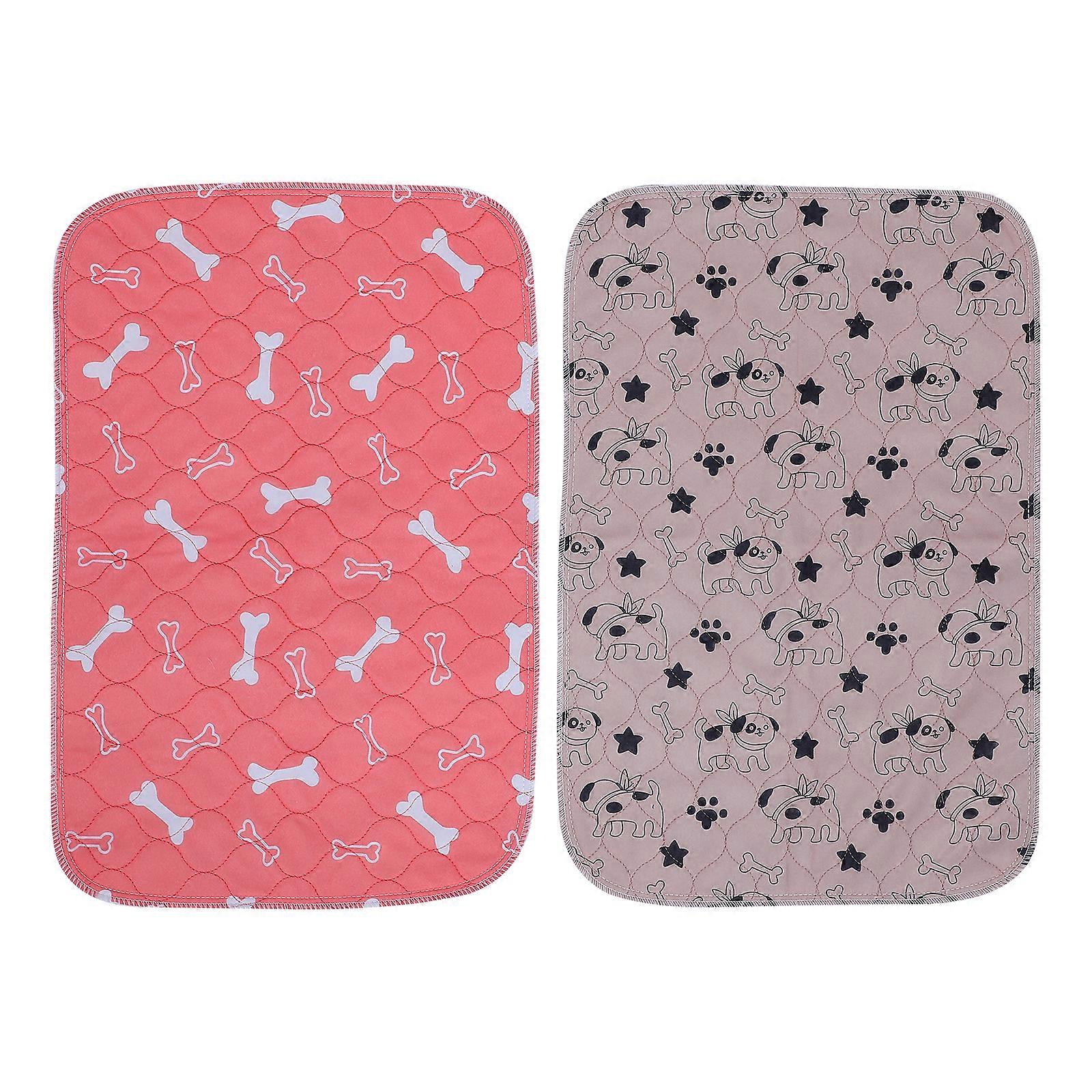 2 Pcs Puppy Training Pads Cat Pee Pad Reusable Pee Pads Absorbing Pee Pads Dog Training Pee Mat Pee Pee Pads