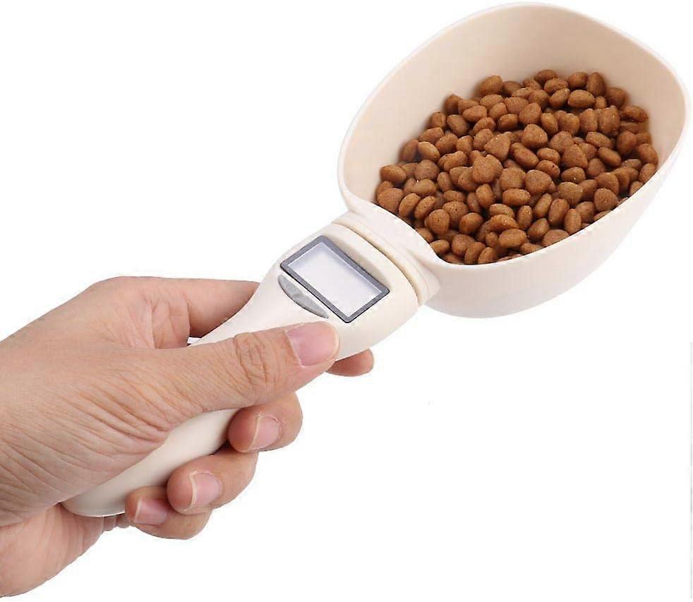 Pet Food Measuring Scoop Scale, Kitchen Digital Food Measuring Spoon for Dog Cat, Precise Dog Food Measuring Scooper, Measure Liquid/Dry Item, Max 800