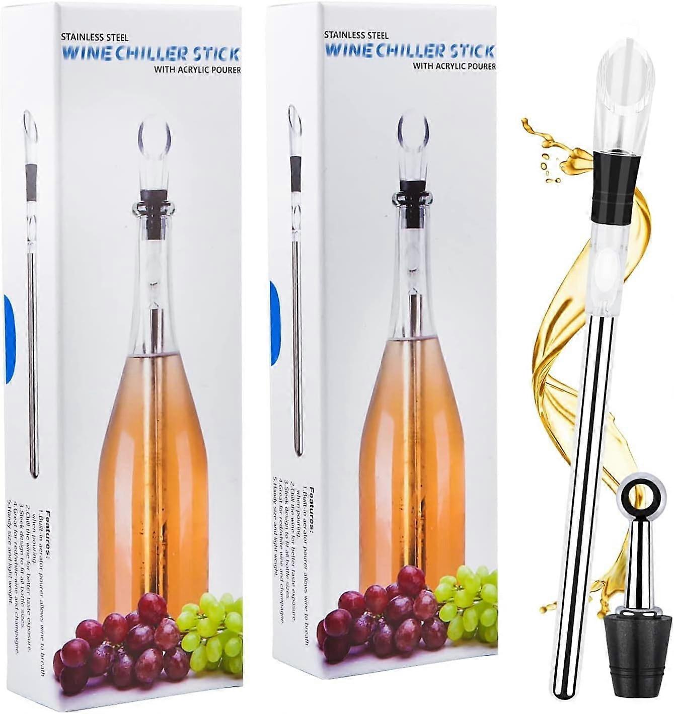 Vinkøler vinkøler 3-i-1 vinflaskekøler i rustfrit stål