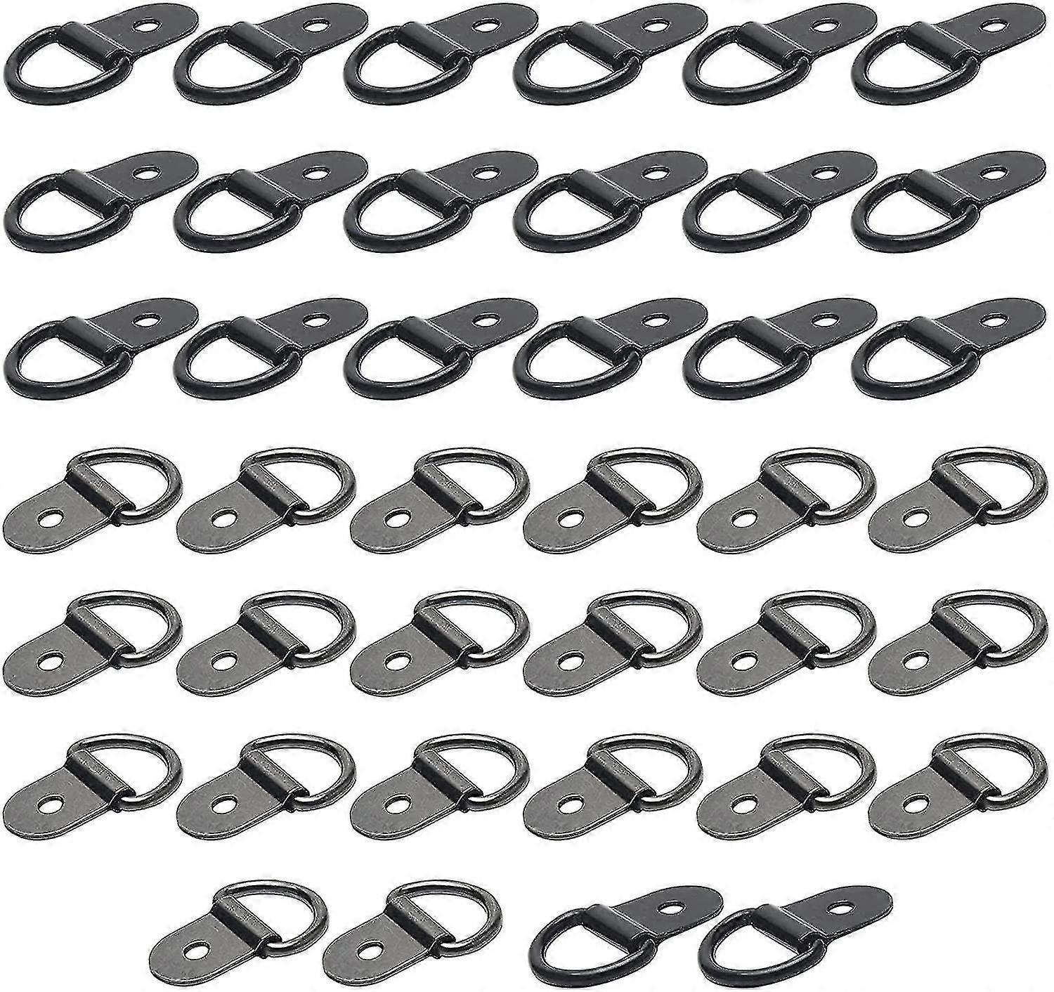 D Ring Tie Downs, 40pcs D-rings Anchor Lashing Ring Safety Tie Down Loop Lashing