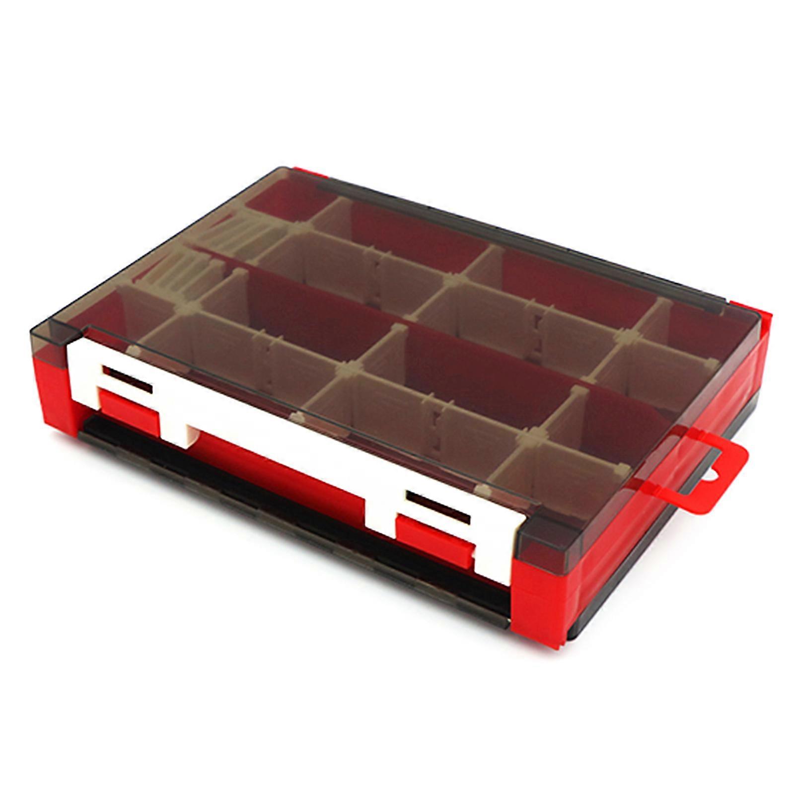 Doppelseitiger Angel Aufbewahrungskoffer Köder Box Köder Organizer Angelgerät Container