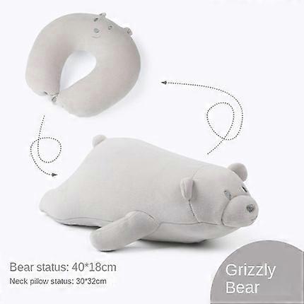 Cute Travel Pillows Deformable U-shape Airplane Penguins Cushion Plush Toy Neck Travel Pillows