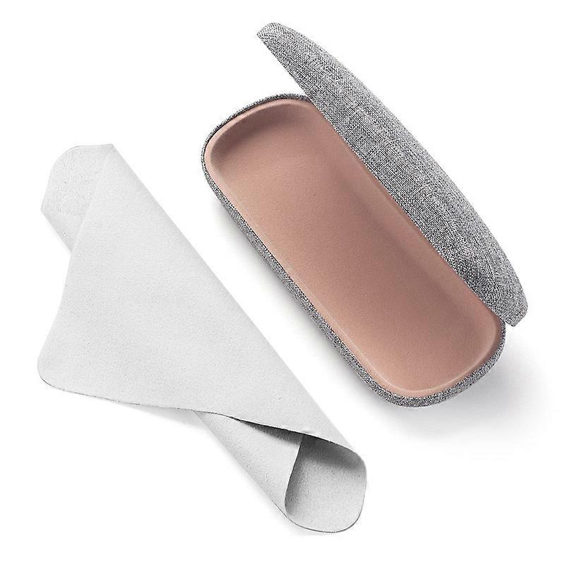 Glasses Case Hard Shell Eyeglasses Case Linen Fabrics