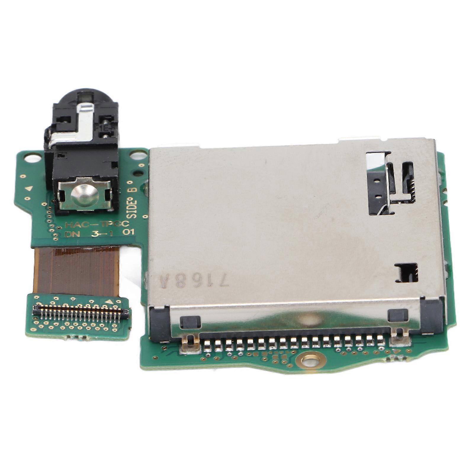 Game Card Read Slot for Switch Game Cartridge Tray with Earphone Hole Port for Switch Repair Part
