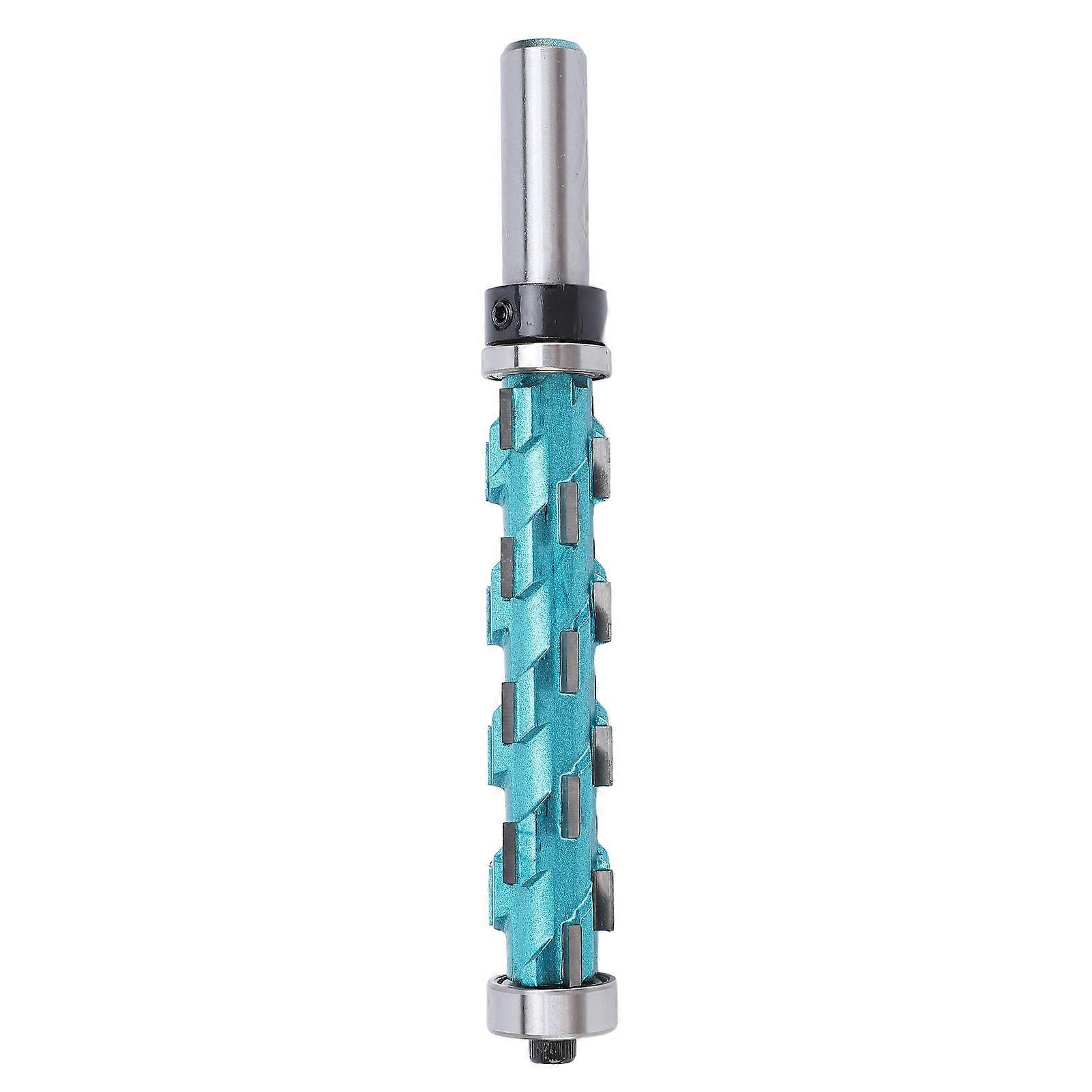 Flush Cut Spiral Bit, Cemented Carbide, 1/2" Shank, 3/4" Cutting Diameter, Double Bearing Router Bit for Woodworking Projects