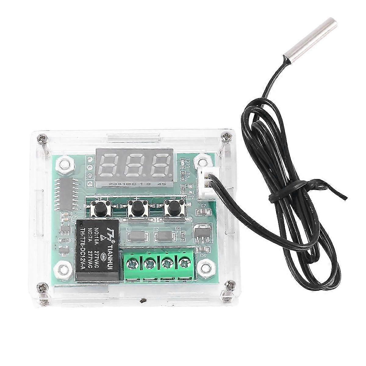 W1209 DC 12V Thermostat Temperature Control Switch Thermometer Controller with Digital LED Display