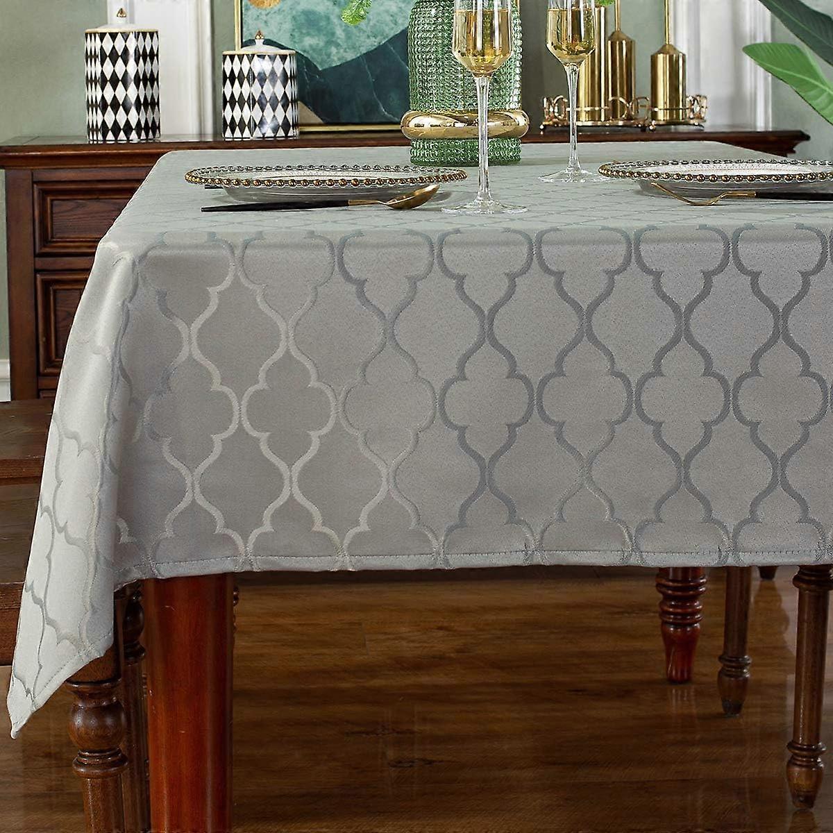 Design Table Cloth- Rectangle Tablecloths Shrink Resistant Spill Proof Table Covers Dust-Proof Table